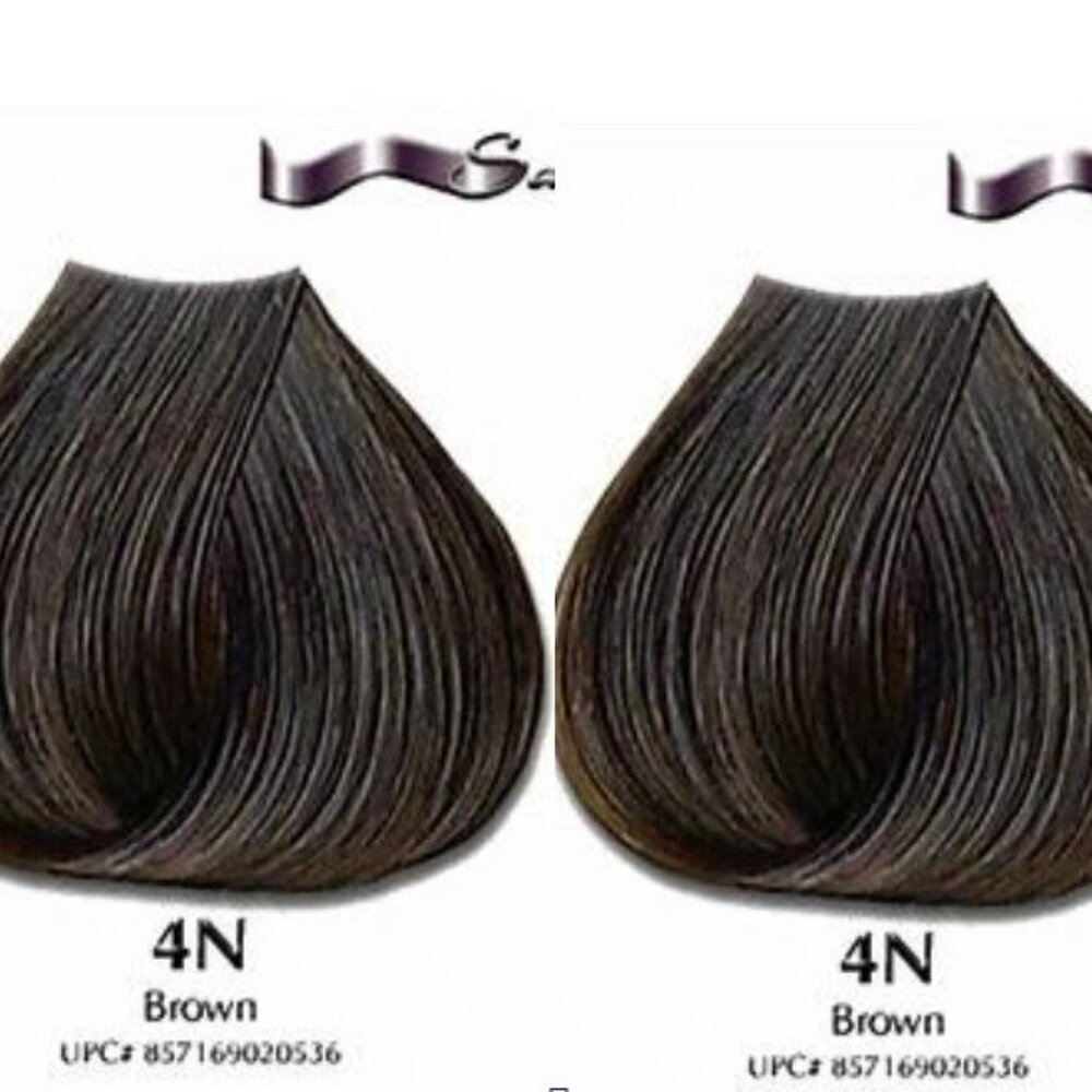 Satin hair color Nutural 4N Brown Cover Gray3 oz (2 pack)